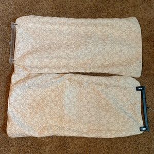 King pillow covers accent shams embroidered pair